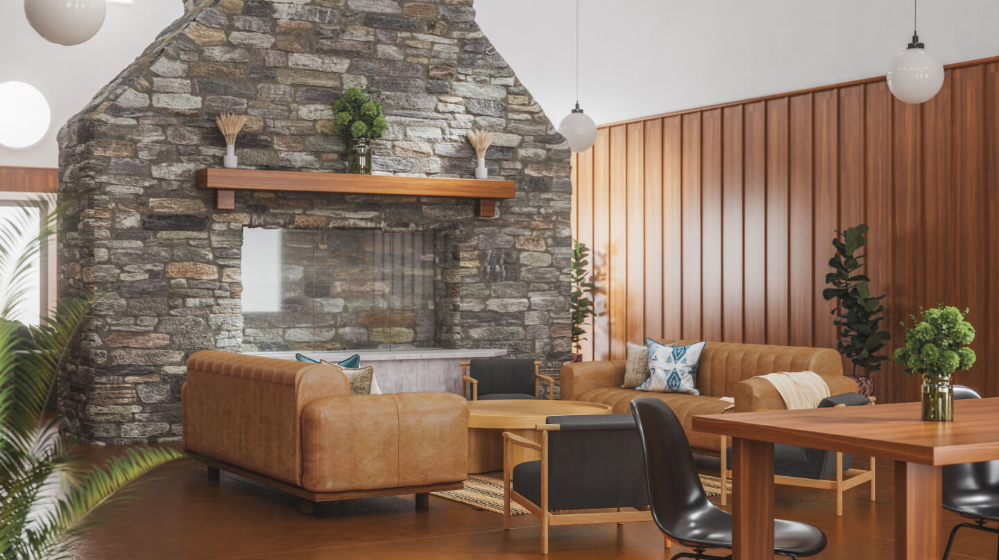 MODERNIZED CLUBHOUSE